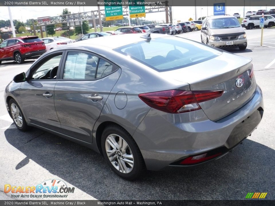 2020 Hyundai Elantra SEL Machine Gray / Black Photo #7