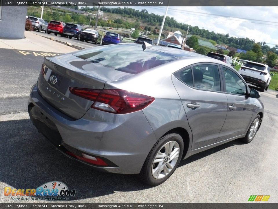 2020 Hyundai Elantra SEL Machine Gray / Black Photo #9