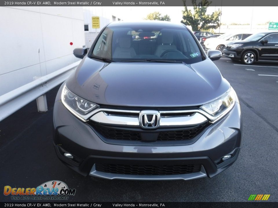 2019 Honda CR-V EX AWD Modern Steel Metallic / Gray Photo #5