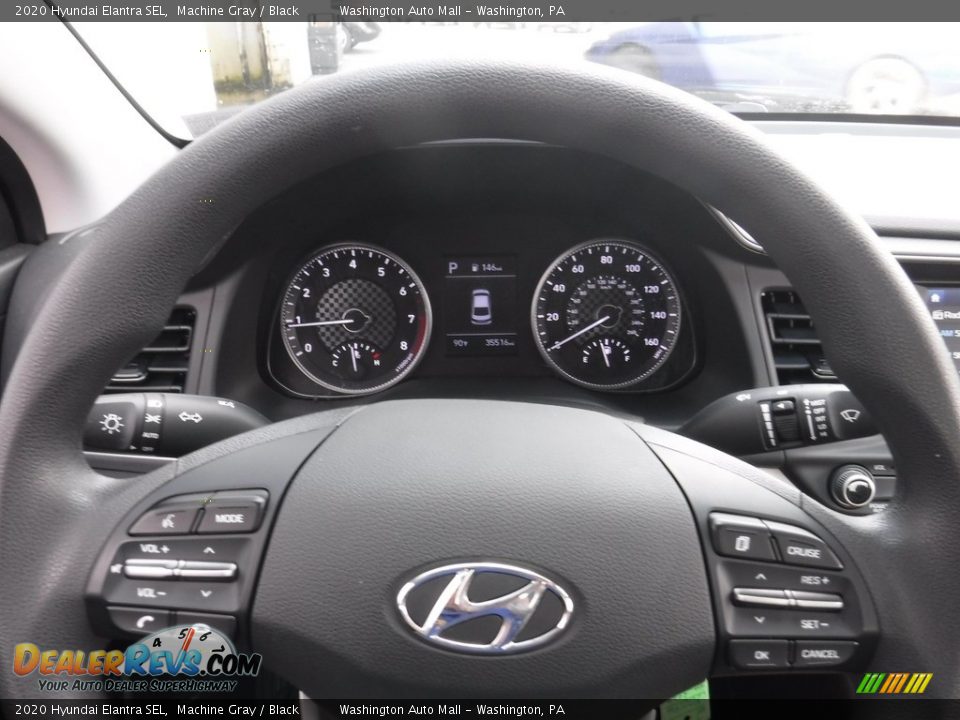 2020 Hyundai Elantra SEL Machine Gray / Black Photo #19