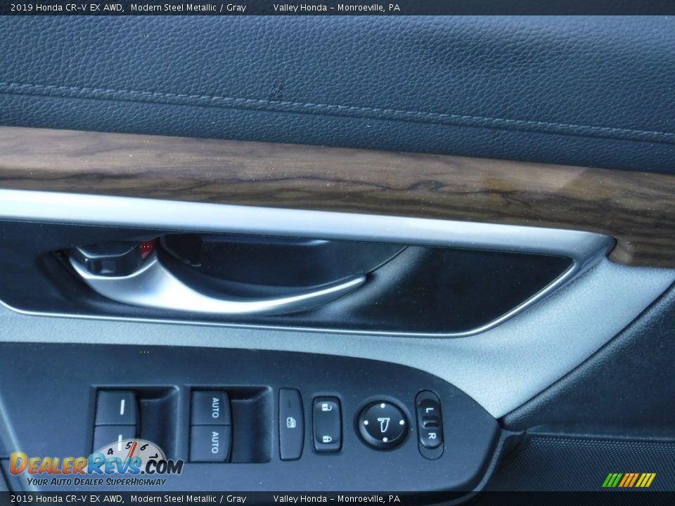 2019 Honda CR-V EX AWD Modern Steel Metallic / Gray Photo #12