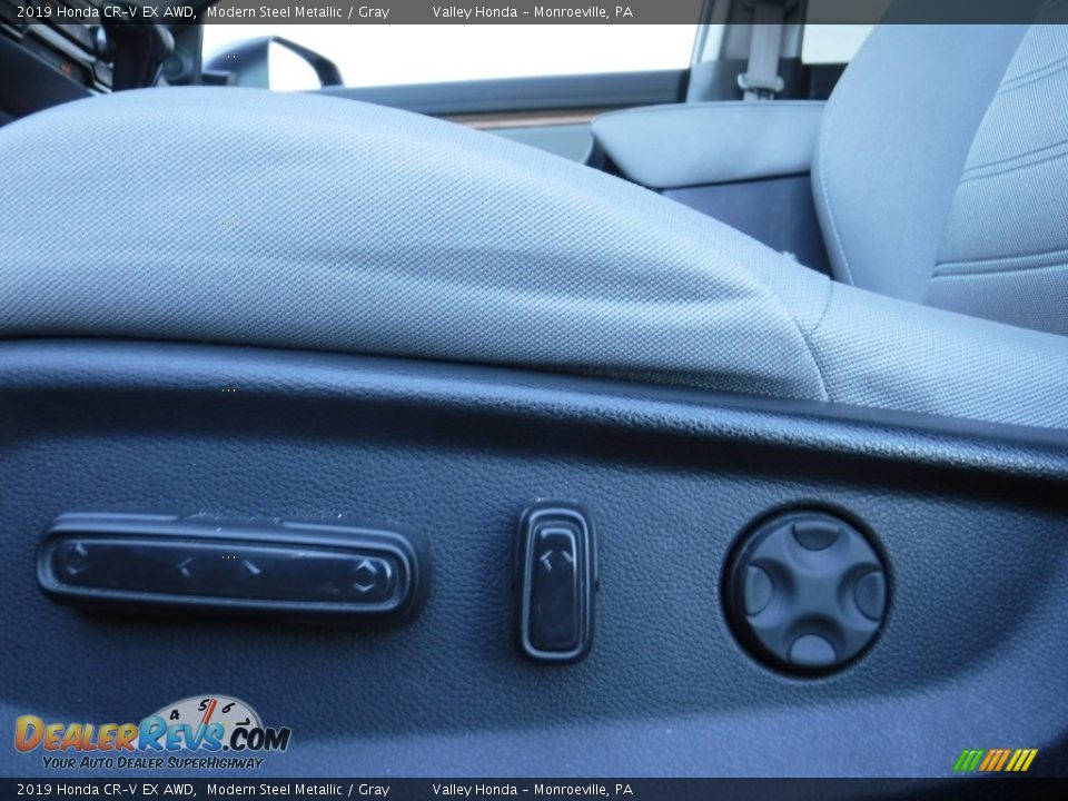 2019 Honda CR-V EX AWD Modern Steel Metallic / Gray Photo #15