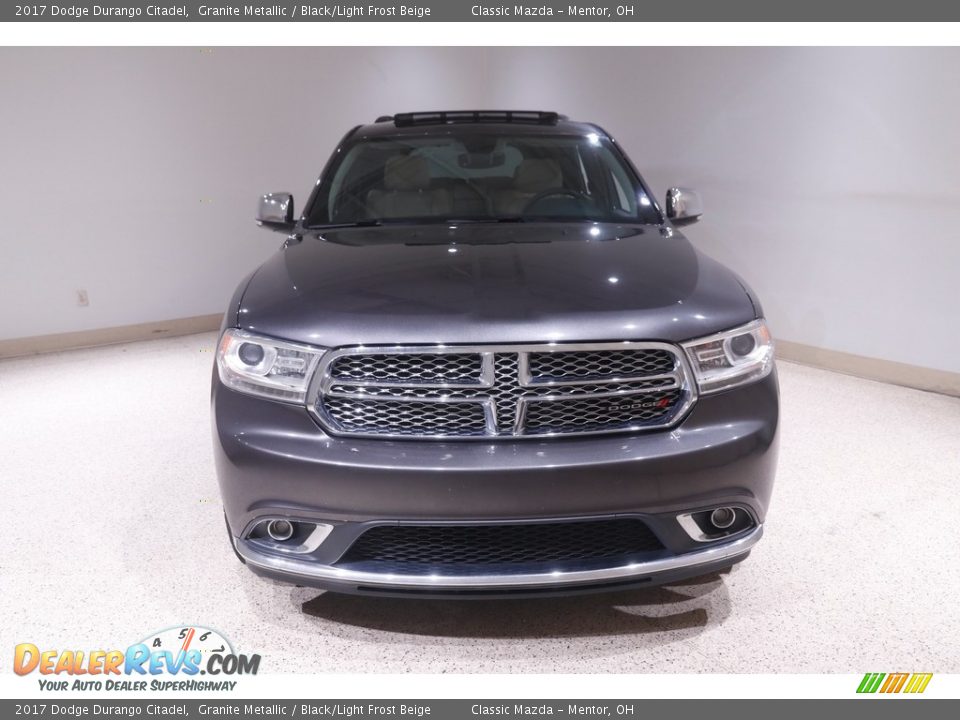 2017 Dodge Durango Citadel Granite Metallic / Black/Light Frost Beige Photo #2