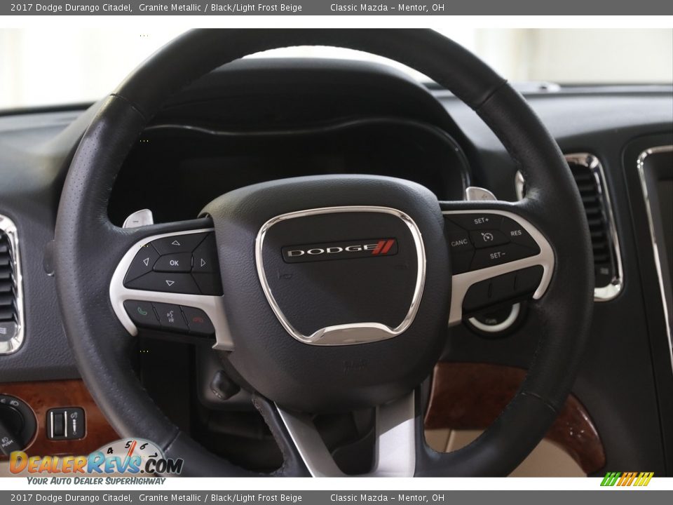 2017 Dodge Durango Citadel Steering Wheel Photo #7