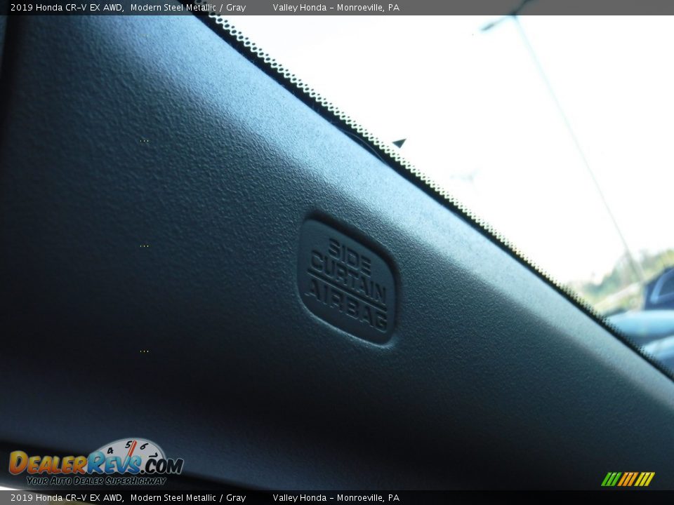 2019 Honda CR-V EX AWD Modern Steel Metallic / Gray Photo #20