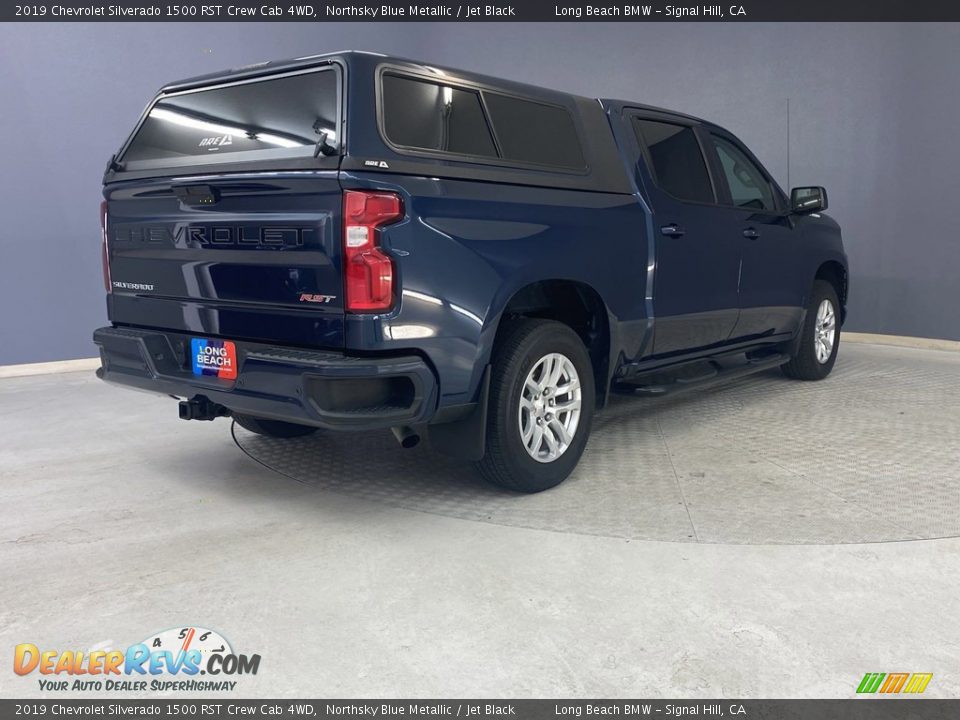 2019 Chevrolet Silverado 1500 RST Crew Cab 4WD Northsky Blue Metallic / Jet Black Photo #5