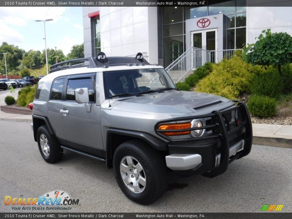 2010 Toyota FJ Cruiser 4WD Silver Fresco Metallic / Dark Charcoal Photo #1