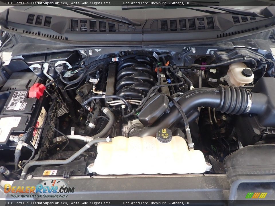 2018 Ford F150 Lariat SuperCab 4x4 5.0 Liter DI DOHC 32-Valve Ti-VCT E85 V8 Engine Photo #8