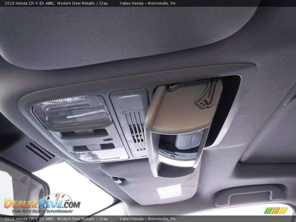 2019 Honda CR-V EX AWD Modern Steel Metallic / Gray Photo #22