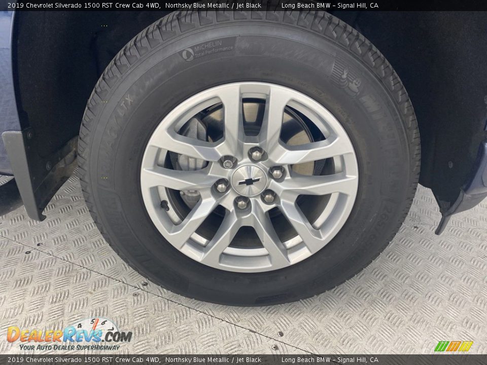 2019 Chevrolet Silverado 1500 RST Crew Cab 4WD Northsky Blue Metallic / Jet Black Photo #6