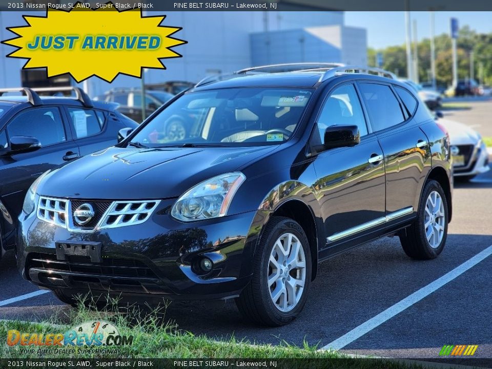 2013 Nissan Rogue SL AWD Super Black / Black Photo #1