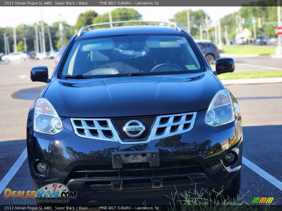 2013 Nissan Rogue SL AWD Super Black / Black Photo #2