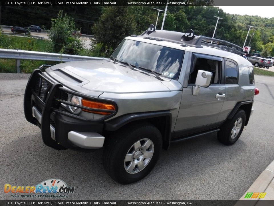 2010 Toyota FJ Cruiser 4WD Silver Fresco Metallic / Dark Charcoal Photo #7