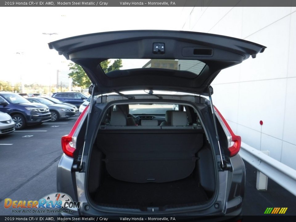 2019 Honda CR-V EX AWD Modern Steel Metallic / Gray Photo #28