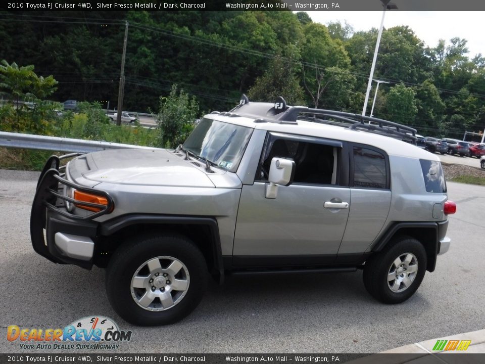 2010 Toyota FJ Cruiser 4WD Silver Fresco Metallic / Dark Charcoal Photo #8