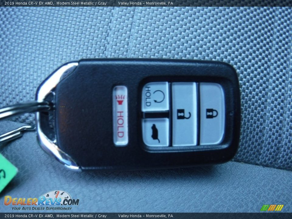 2019 Honda CR-V EX AWD Modern Steel Metallic / Gray Photo #30