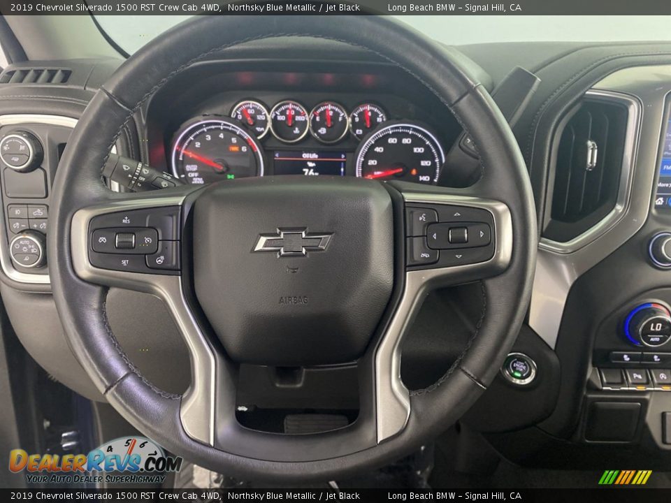 2019 Chevrolet Silverado 1500 RST Crew Cab 4WD Northsky Blue Metallic / Jet Black Photo #17