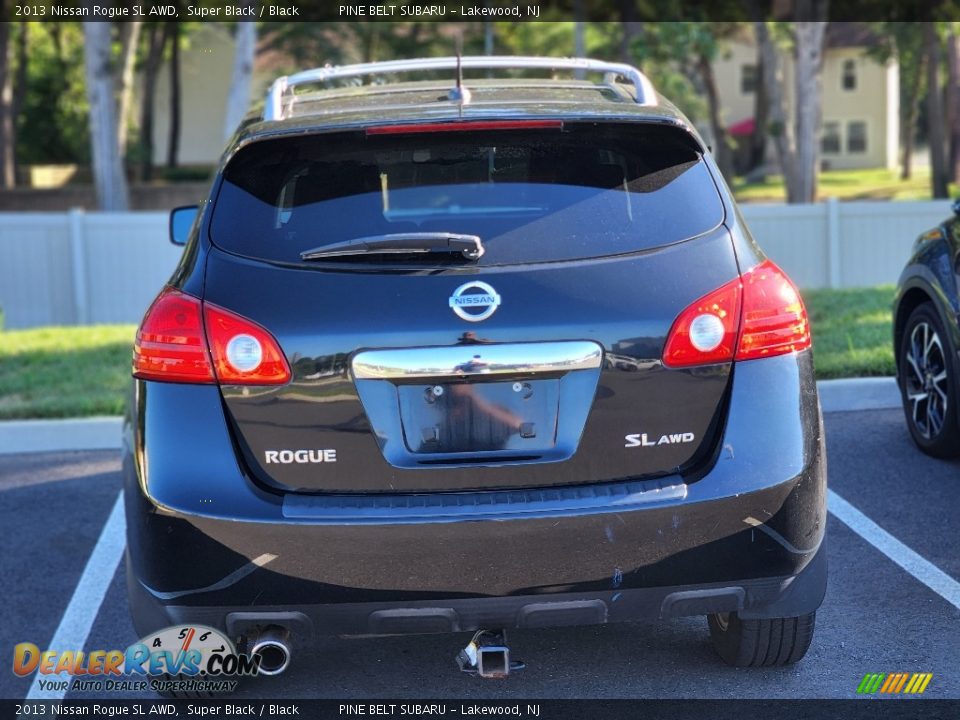 2013 Nissan Rogue SL AWD Super Black / Black Photo #8