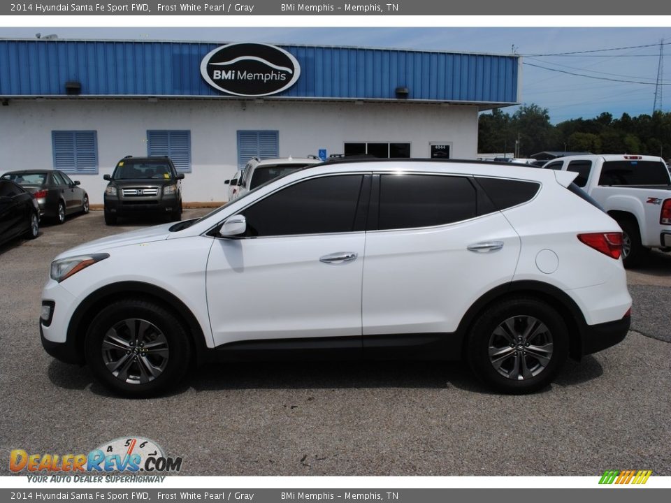 2014 Hyundai Santa Fe Sport FWD Frost White Pearl / Gray Photo #2