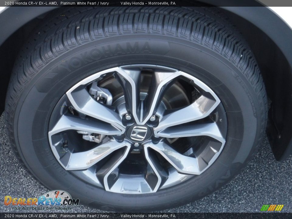 2020 Honda CR-V EX-L AWD Platinum White Pearl / Ivory Photo #4