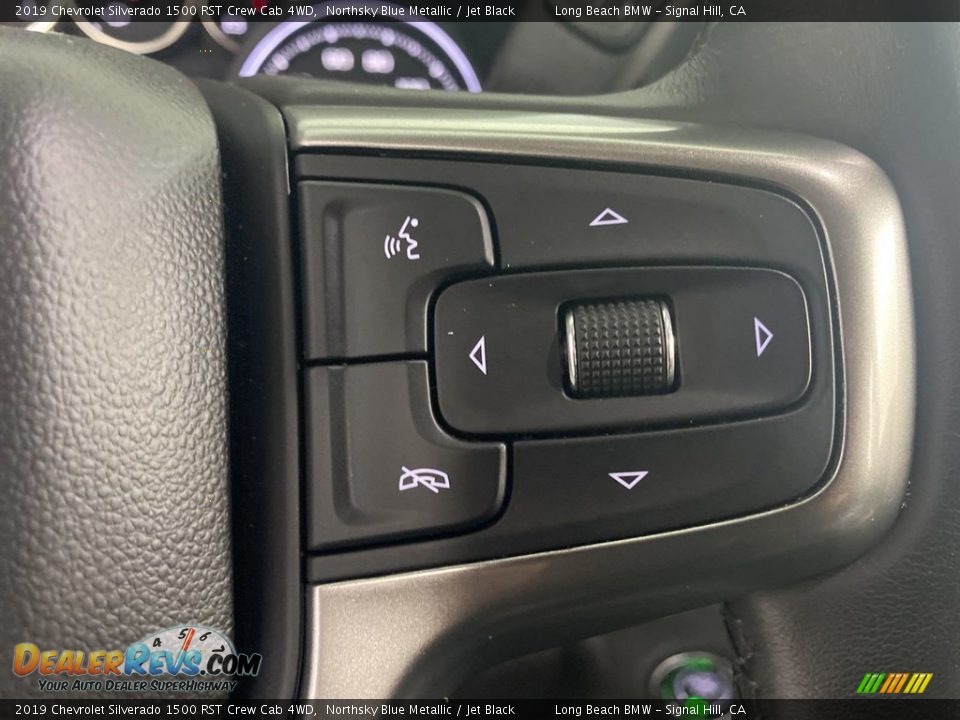 2019 Chevrolet Silverado 1500 RST Crew Cab 4WD Northsky Blue Metallic / Jet Black Photo #19