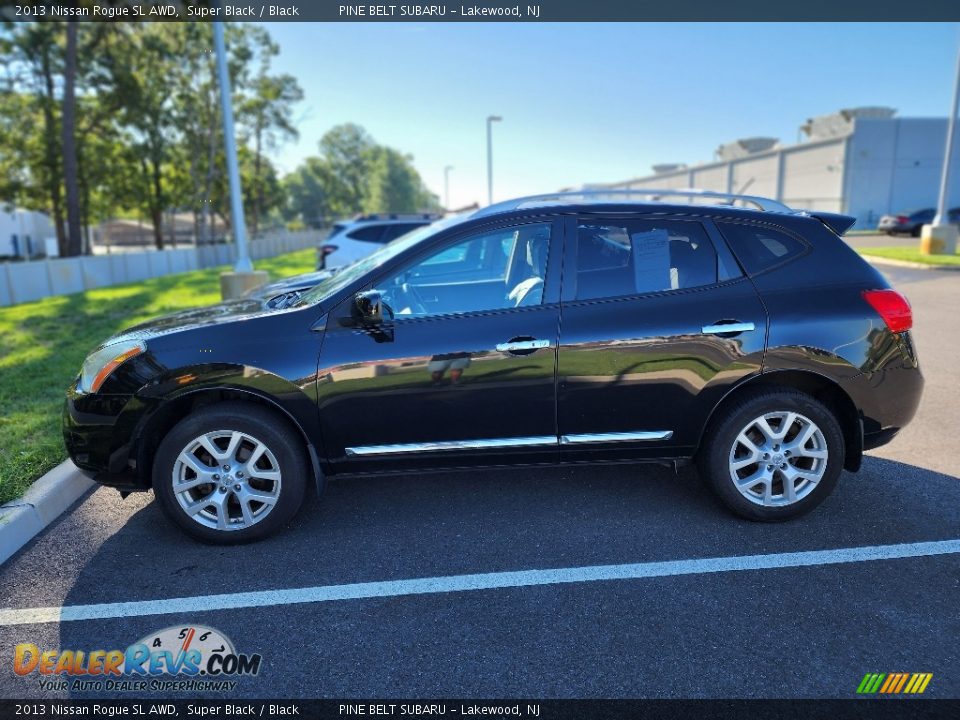 2013 Nissan Rogue SL AWD Super Black / Black Photo #10