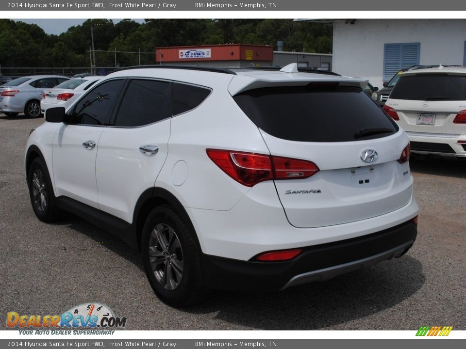 2014 Hyundai Santa Fe Sport FWD Frost White Pearl / Gray Photo #3