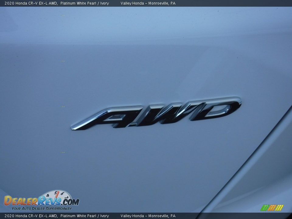 2020 Honda CR-V EX-L AWD Platinum White Pearl / Ivory Photo #9