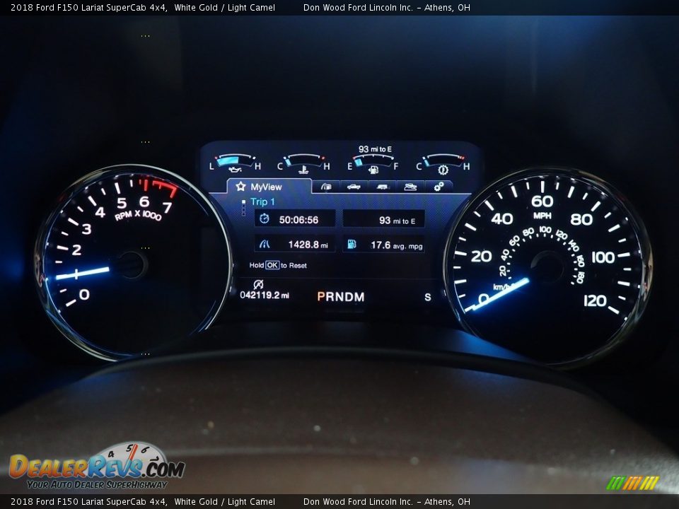 2018 Ford F150 Lariat SuperCab 4x4 Gauges Photo #30