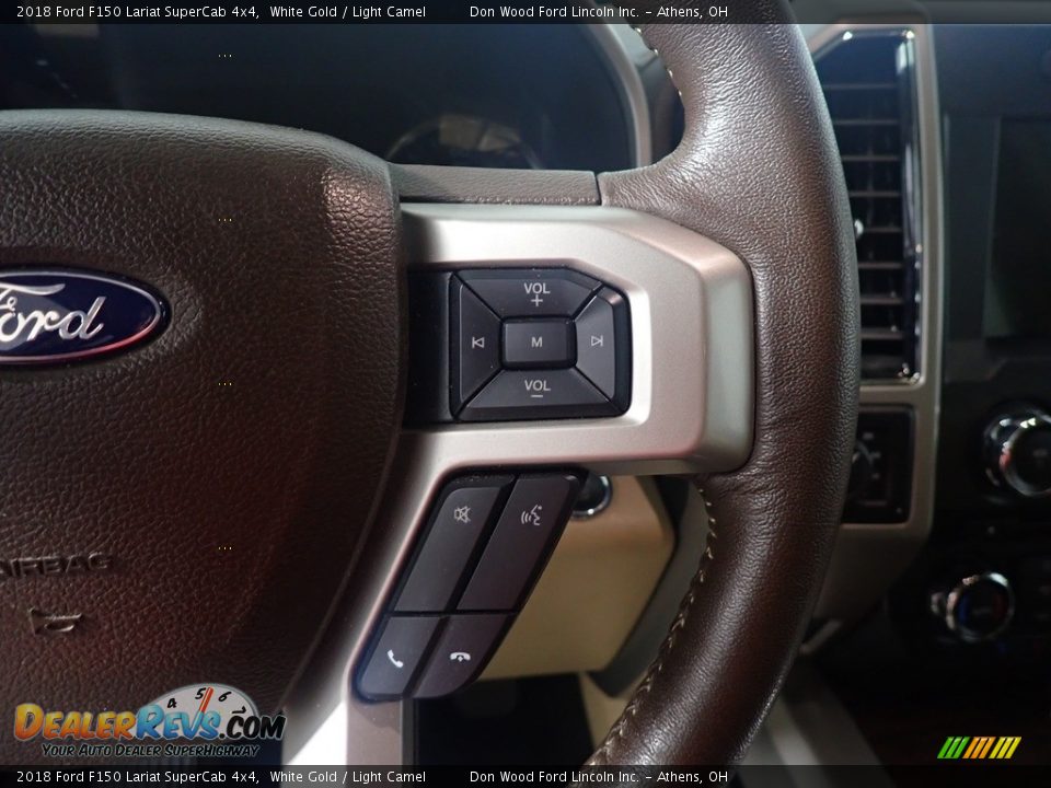 2018 Ford F150 Lariat SuperCab 4x4 Steering Wheel Photo #32
