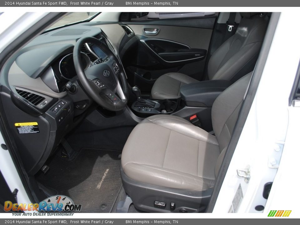 2014 Hyundai Santa Fe Sport FWD Frost White Pearl / Gray Photo #11