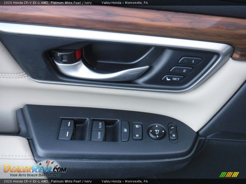 2020 Honda CR-V EX-L AWD Platinum White Pearl / Ivory Photo #14