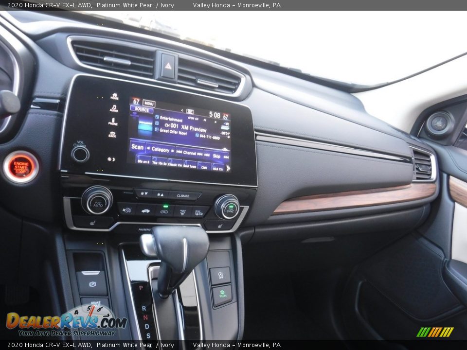 2020 Honda CR-V EX-L AWD Platinum White Pearl / Ivory Photo #20