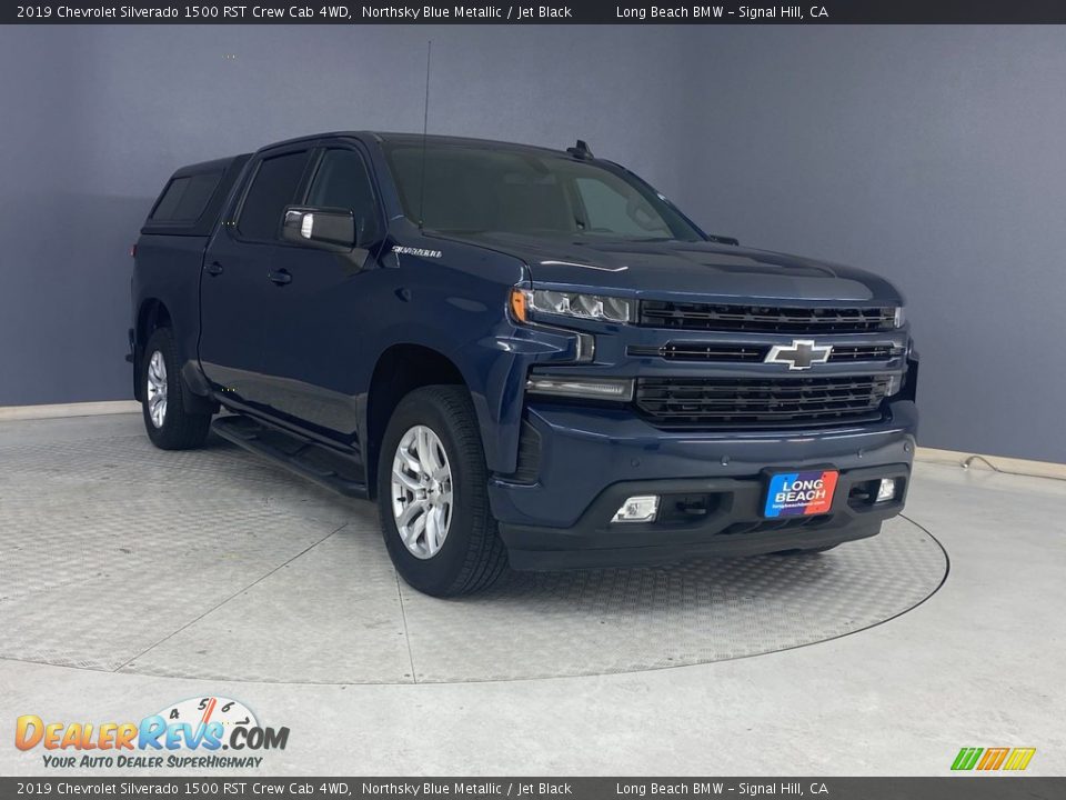 2019 Chevrolet Silverado 1500 RST Crew Cab 4WD Northsky Blue Metallic / Jet Black Photo #34