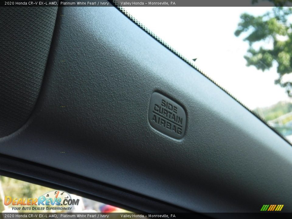 2020 Honda CR-V EX-L AWD Platinum White Pearl / Ivory Photo #23