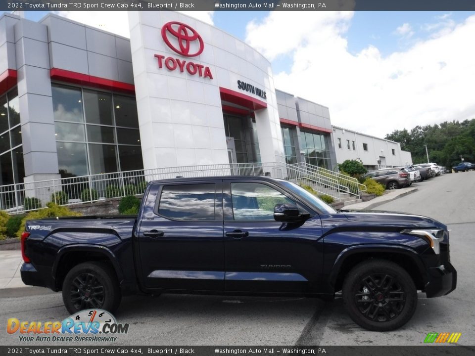 2022 Toyota Tundra TRD Sport Crew Cab 4x4 Blueprint / Black Photo #2