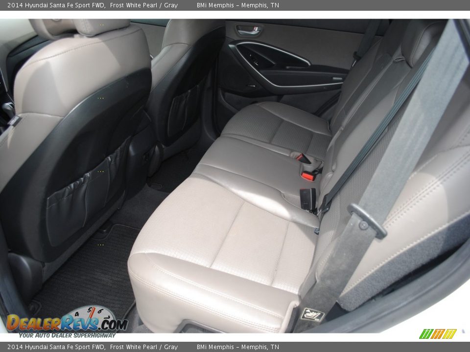 2014 Hyundai Santa Fe Sport FWD Frost White Pearl / Gray Photo #25