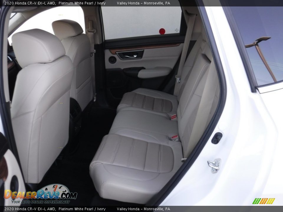 2020 Honda CR-V EX-L AWD Platinum White Pearl / Ivory Photo #28