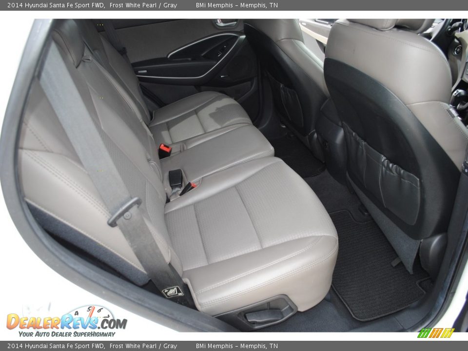 2014 Hyundai Santa Fe Sport FWD Frost White Pearl / Gray Photo #28