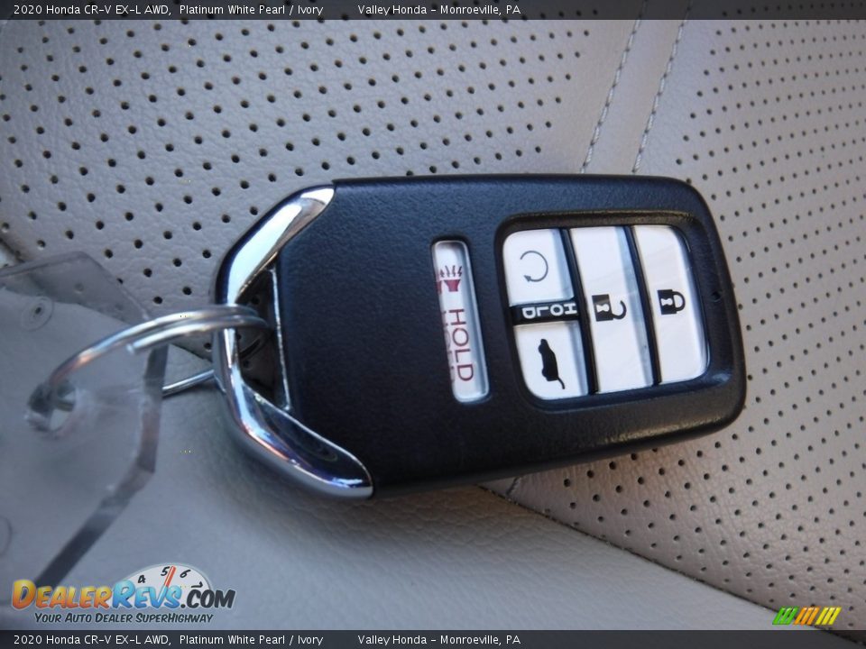 2020 Honda CR-V EX-L AWD Platinum White Pearl / Ivory Photo #32