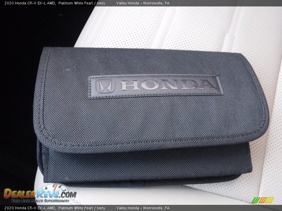 2020 Honda CR-V EX-L AWD Platinum White Pearl / Ivory Photo #33