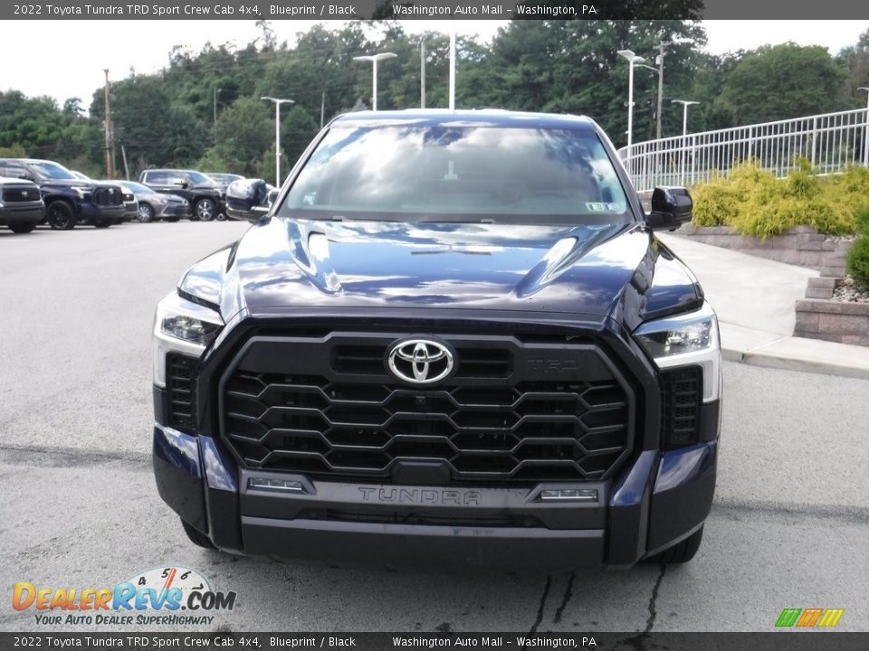 2022 Toyota Tundra TRD Sport Crew Cab 4x4 Blueprint / Black Photo #12