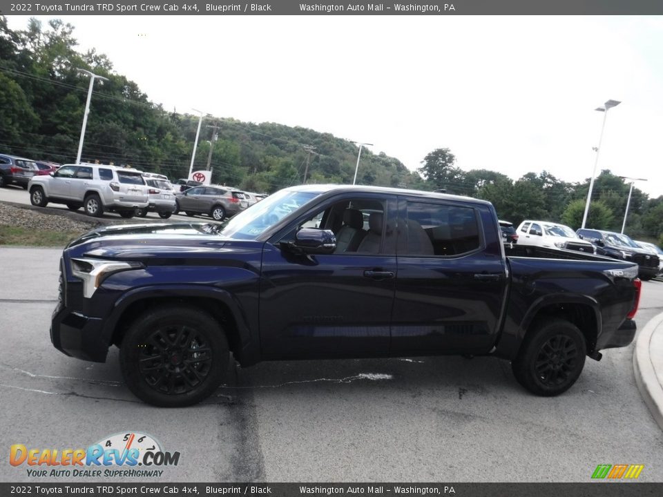 2022 Toyota Tundra TRD Sport Crew Cab 4x4 Blueprint / Black Photo #14