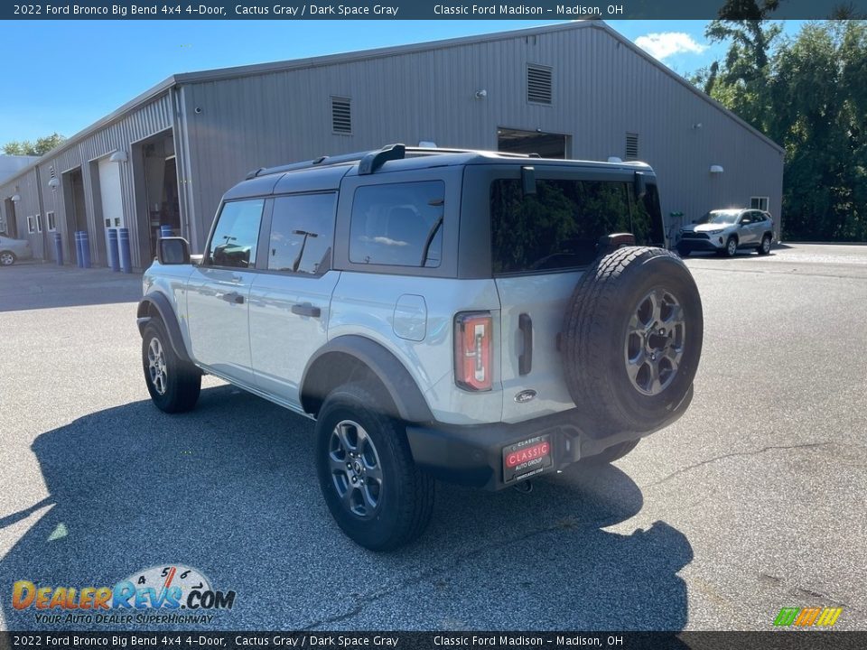 2022 Ford Bronco Big Bend 4x4 4-Door Cactus Gray / Dark Space Gray Photo #7