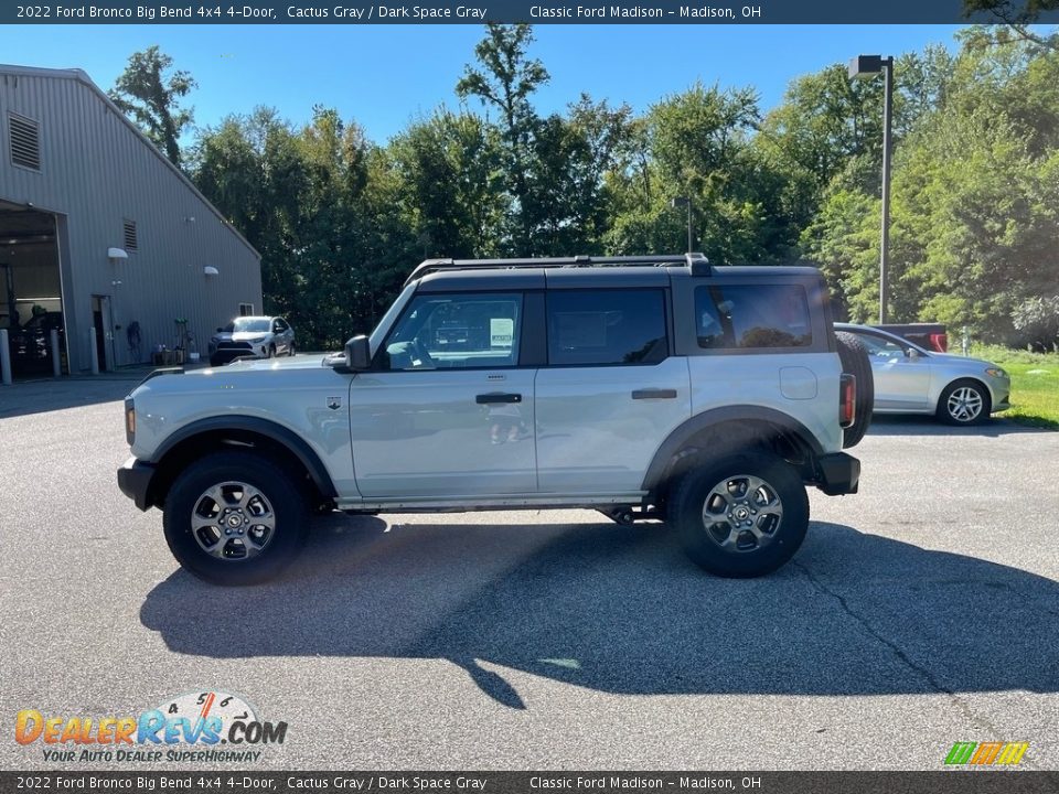 2022 Ford Bronco Big Bend 4x4 4-Door Cactus Gray / Dark Space Gray Photo #8