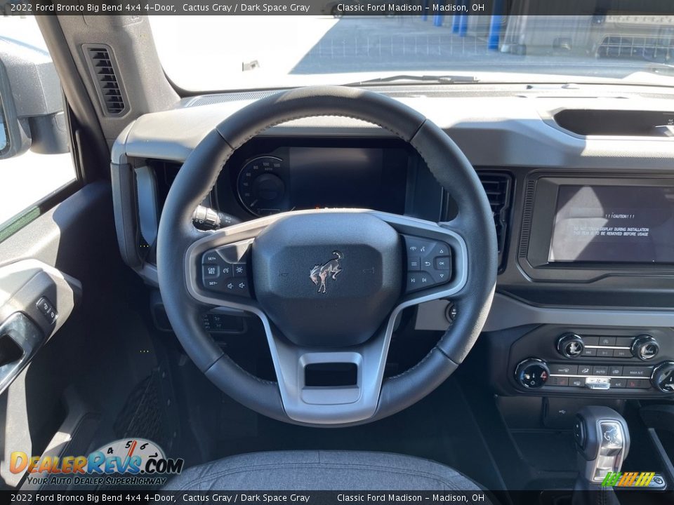 2022 Ford Bronco Big Bend 4x4 4-Door Steering Wheel Photo #9