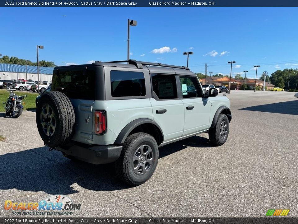 2022 Ford Bronco Big Bend 4x4 4-Door Cactus Gray / Dark Space Gray Photo #13