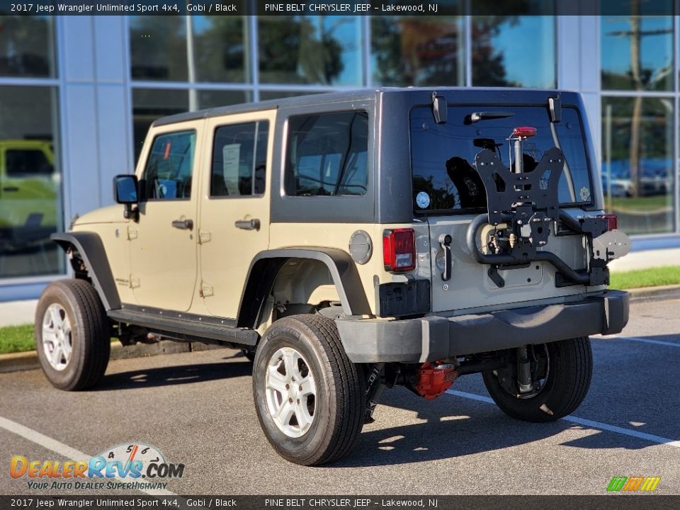 2017 Jeep Wrangler Unlimited Sport 4x4 Gobi / Black Photo #11