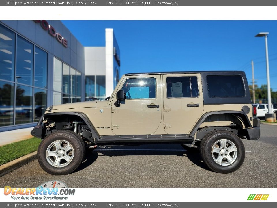 2017 Jeep Wrangler Unlimited Sport 4x4 Gobi / Black Photo #12