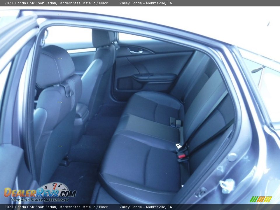 2021 Honda Civic Sport Sedan Modern Steel Metallic / Black Photo #28